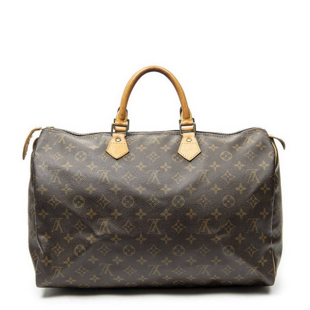 Louis Vuitton Speedy Brown Monogram Canvas Handbag — view 5
