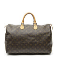 Louis Vuitton Speedy Brown Monogram Canvas Handbag
