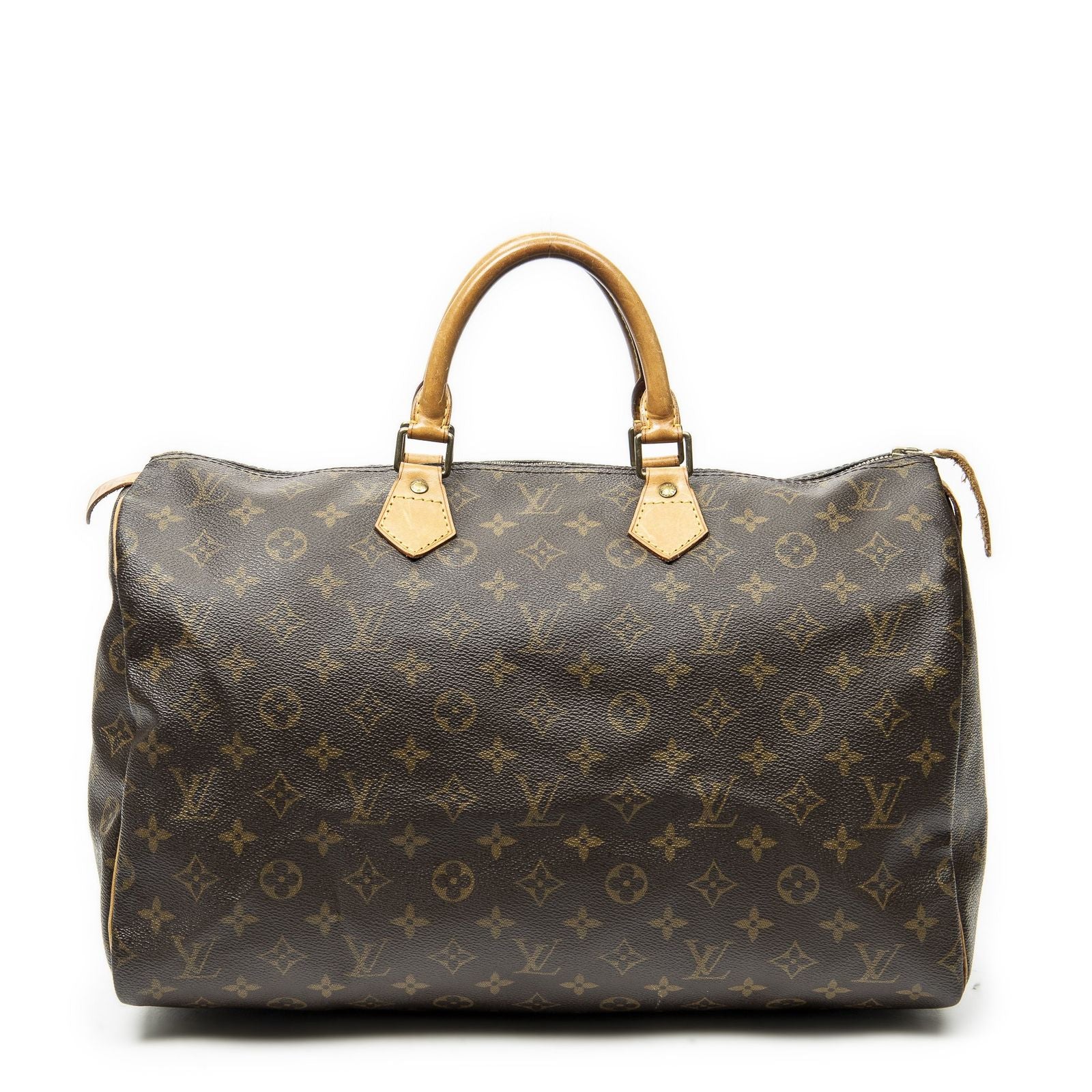 Louis Vuitton Speedy Brown Monogram Canvas Handbag