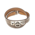 Hermes Rivale Double Bracelet Leather