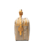 Gucci Vintage Flap Messenger Tan Black Canvas — view 3