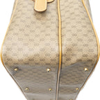 Gucci Vintage Flap Messenger Tan Black Canvas — view 7