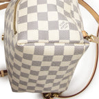 Louis Vuitton Sperone Ivory Damier Azur Handbag — view 8