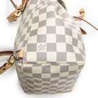 Louis Vuitton Sperone Ivory Damier Azur Handbag — view 7