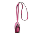 Gucci Mini Marmont Wallet on Chain Fuchsia Nylon Matelasse Canvas Shoulder — view 4