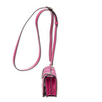 Gucci Mini Marmont Wallet on Chain Fuchsia Nylon Matelasse Canvas Shoulder — view 3