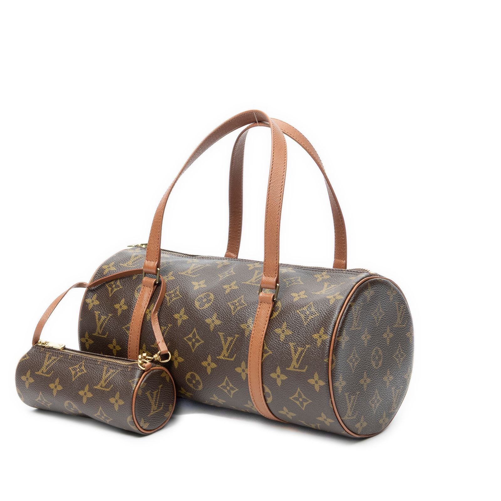 Louis Vuitton Papillon Brown Monogram Canvas Handbag — view 2