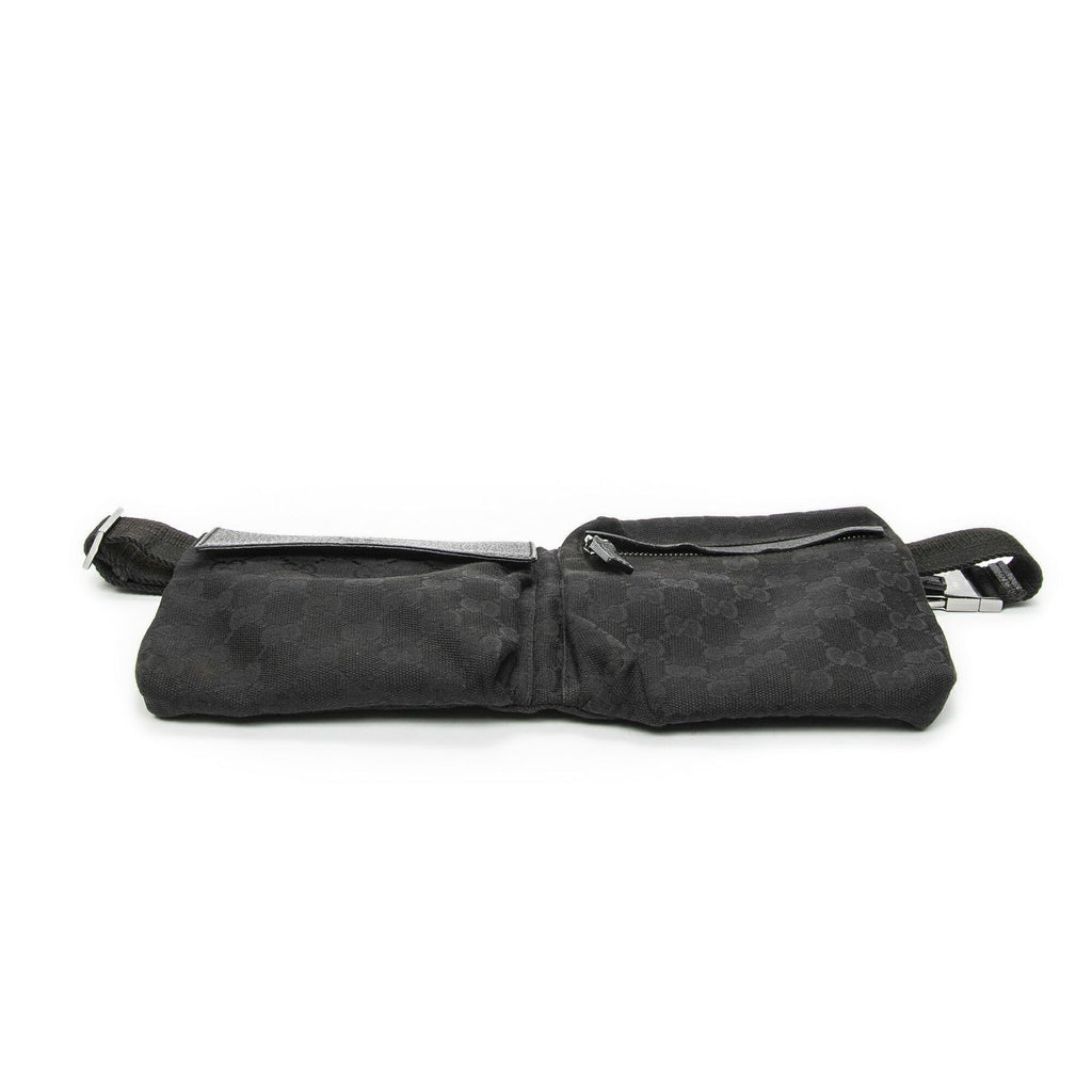Gucci Waistpouch Black GG Canvas Belt — view 3