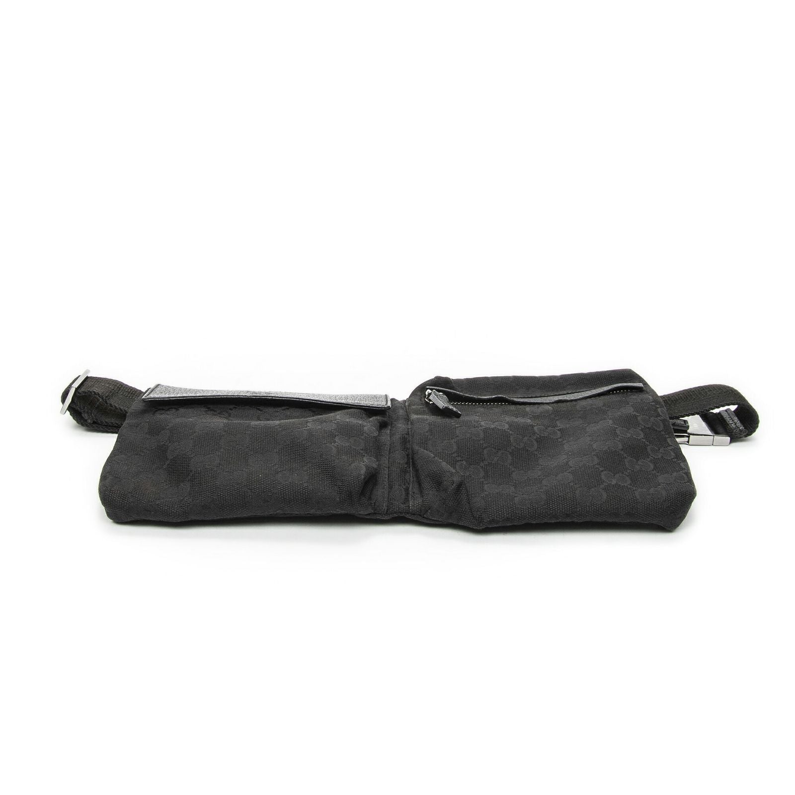 Gucci Waistpouch Black GG Canvas Belt — view 3