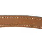 Hermes Rivale Double Bracelet Blue Leather — view 4