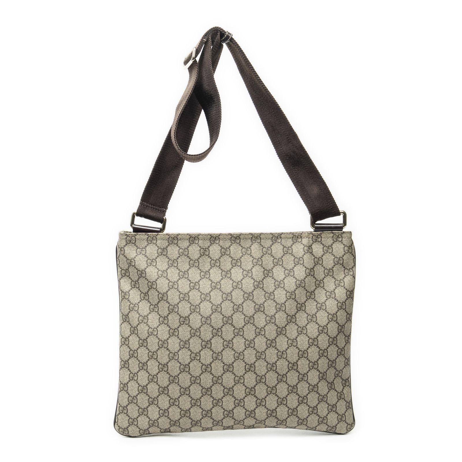 Gucci Square Zip Messenger Beige Spuri Canvas Shoulder — view 5