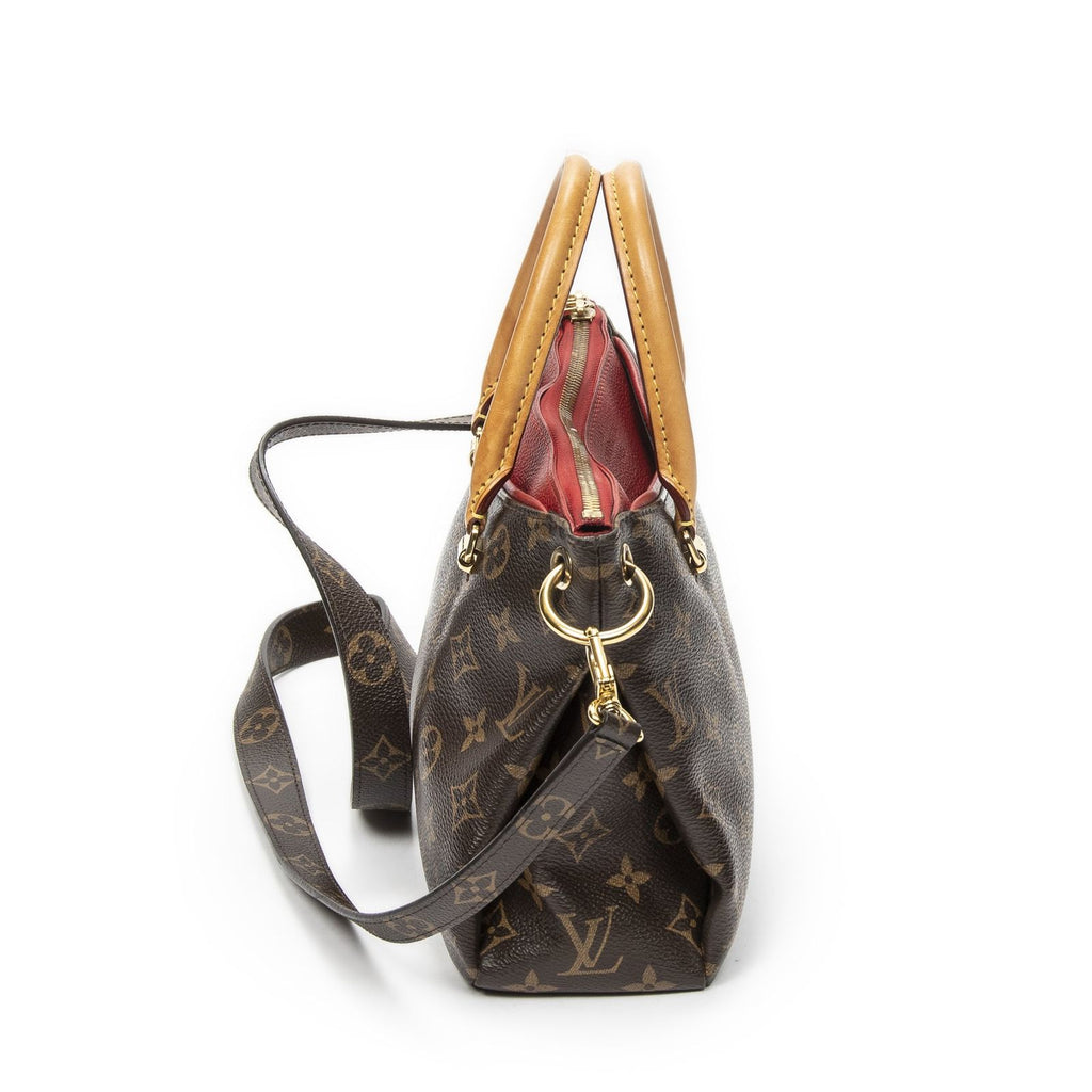 Louis Vuitton Pallas Brown Monogram Canvas Handbag — view 4