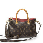 Louis Vuitton Pallas Brown Monogram Canvas Handbag — view 5