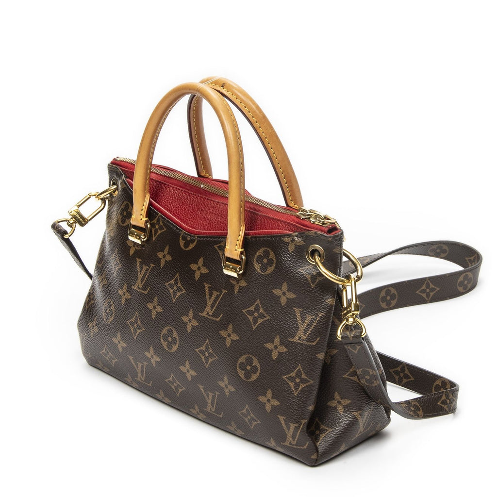 Louis Vuitton Pallas Brown Monogram Canvas Handbag — view 2