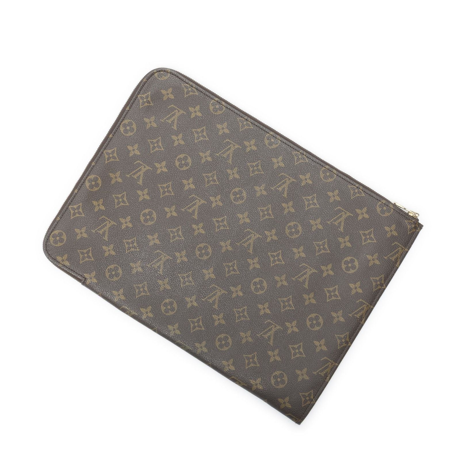 Louis Vuitton Posh Document Brown Monogram Canvas — view 2