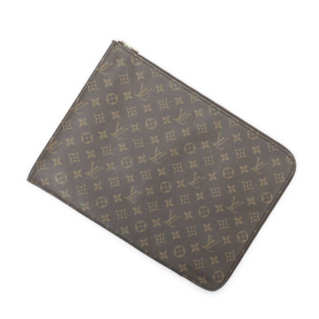 Louis Vuitton Posh Document Brown Monogram Canvas