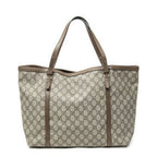 Gucci Tote Beige Brown Spuri Canvas