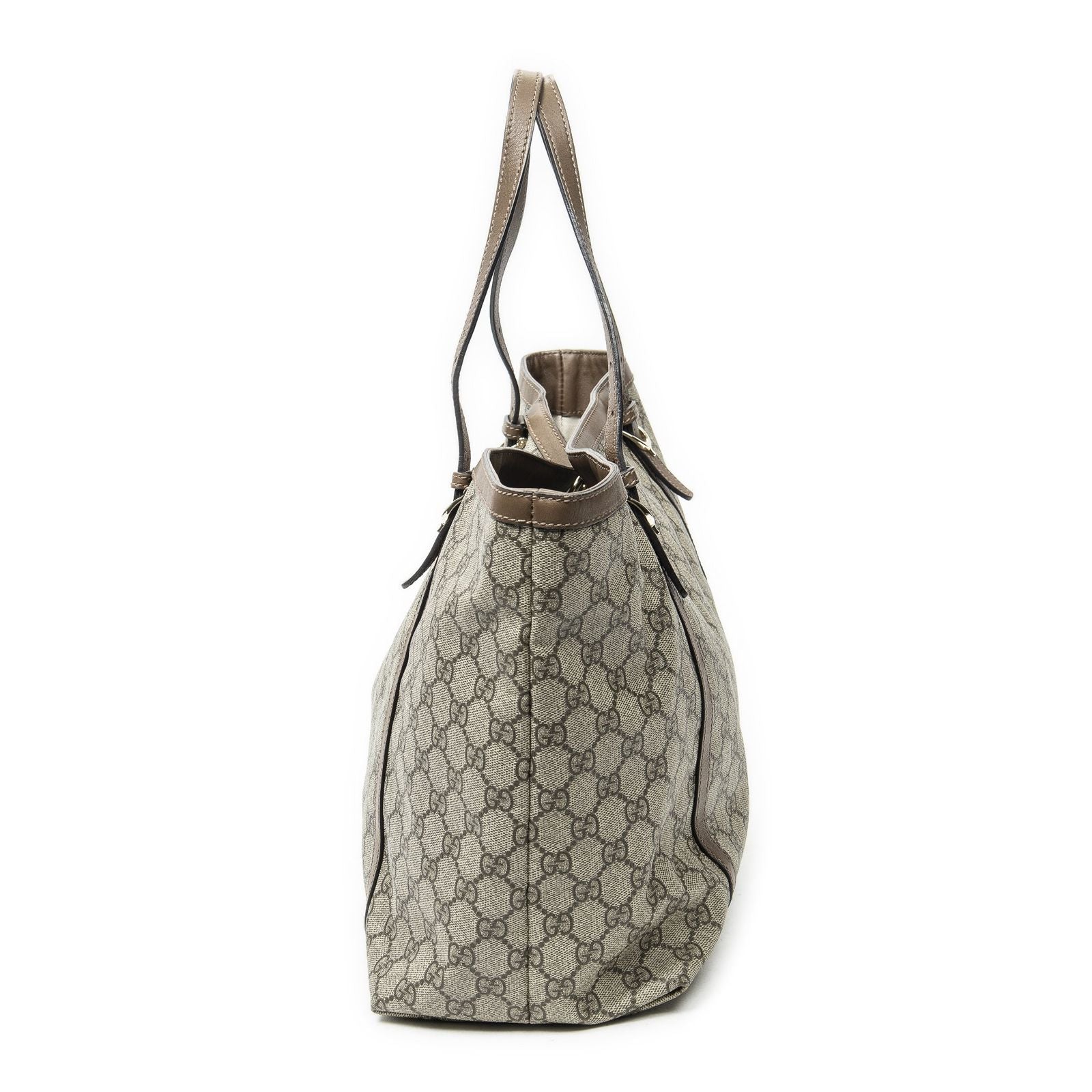 Gucci Tote Beige Brown Spuri Canvas — view 3