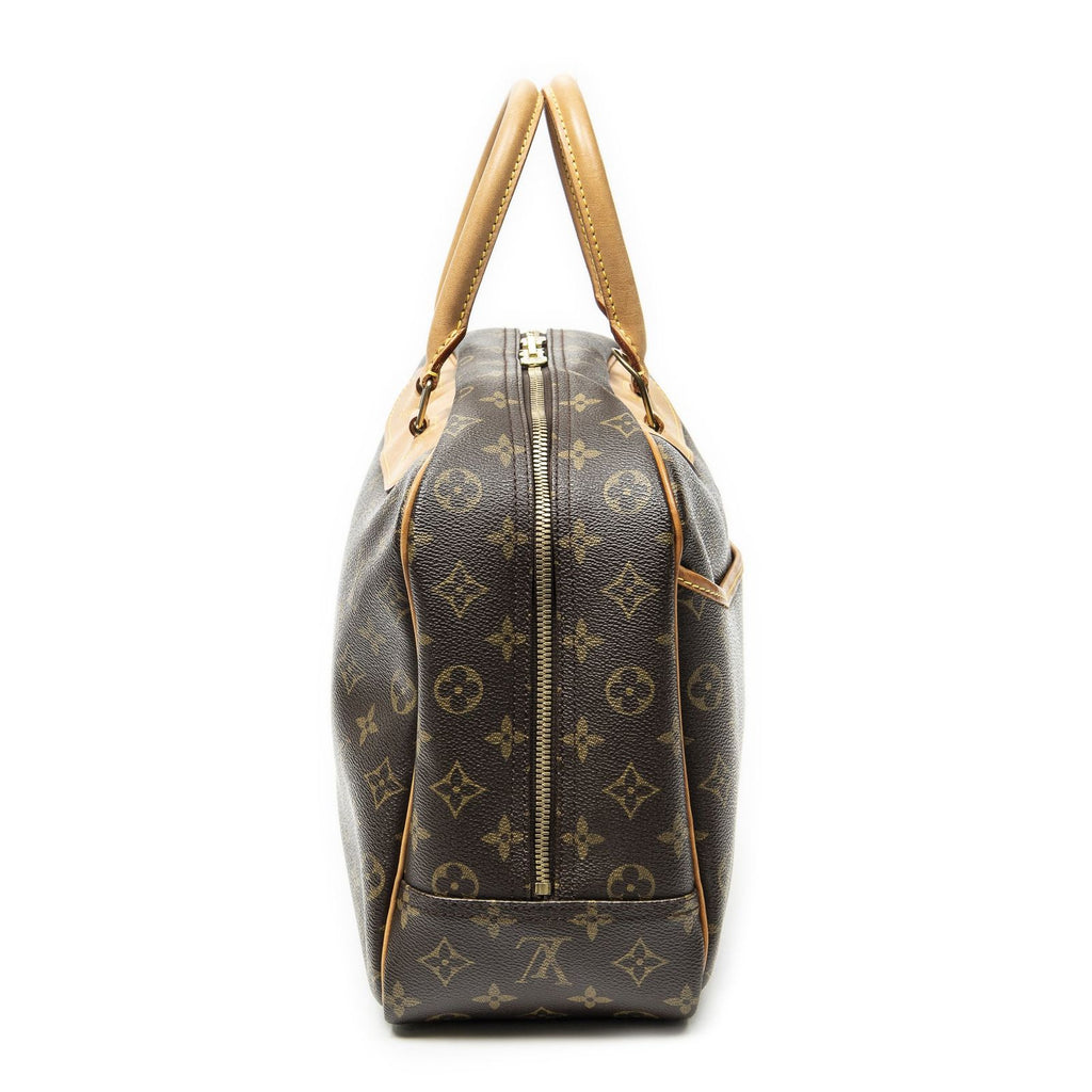 Louis Vuitton Deauville Brown Monogram Canvas Handbag — view 4