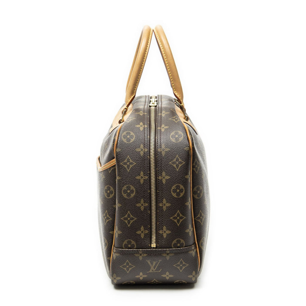 Louis Vuitton Deauville Brown Monogram Canvas Handbag — view 3