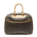Louis Vuitton Deauville Brown Monogram Canvas Handbag
