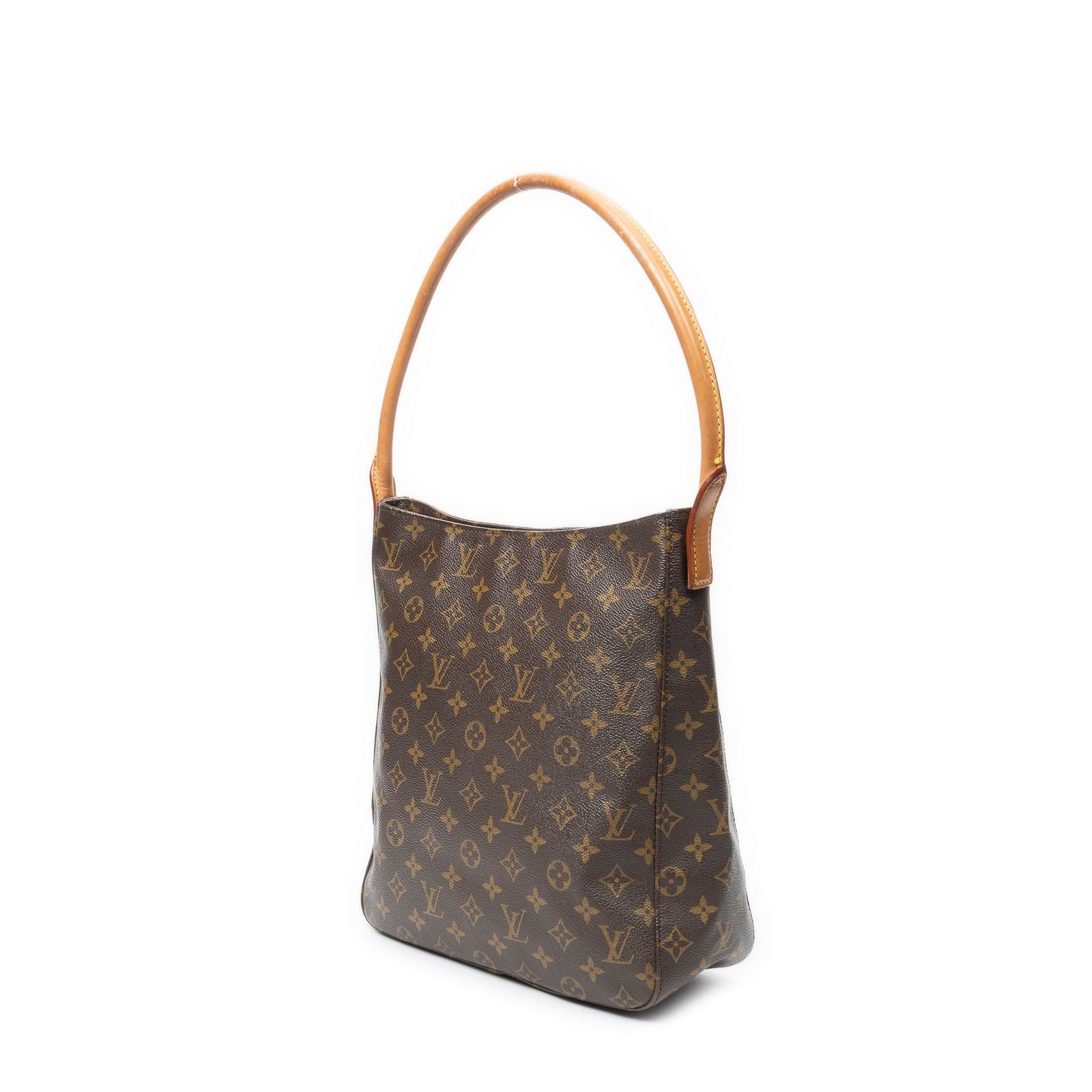 Louis Vuitton Looping Brown Monogram Canvas Shoulder — view 2