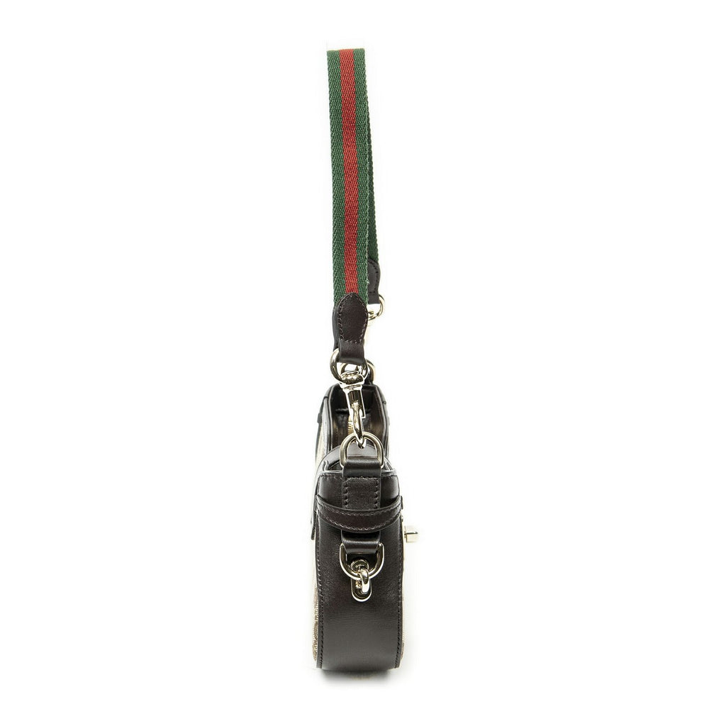 Gucci Mini Side Web Beige GG Canvas Shoulder — view 4