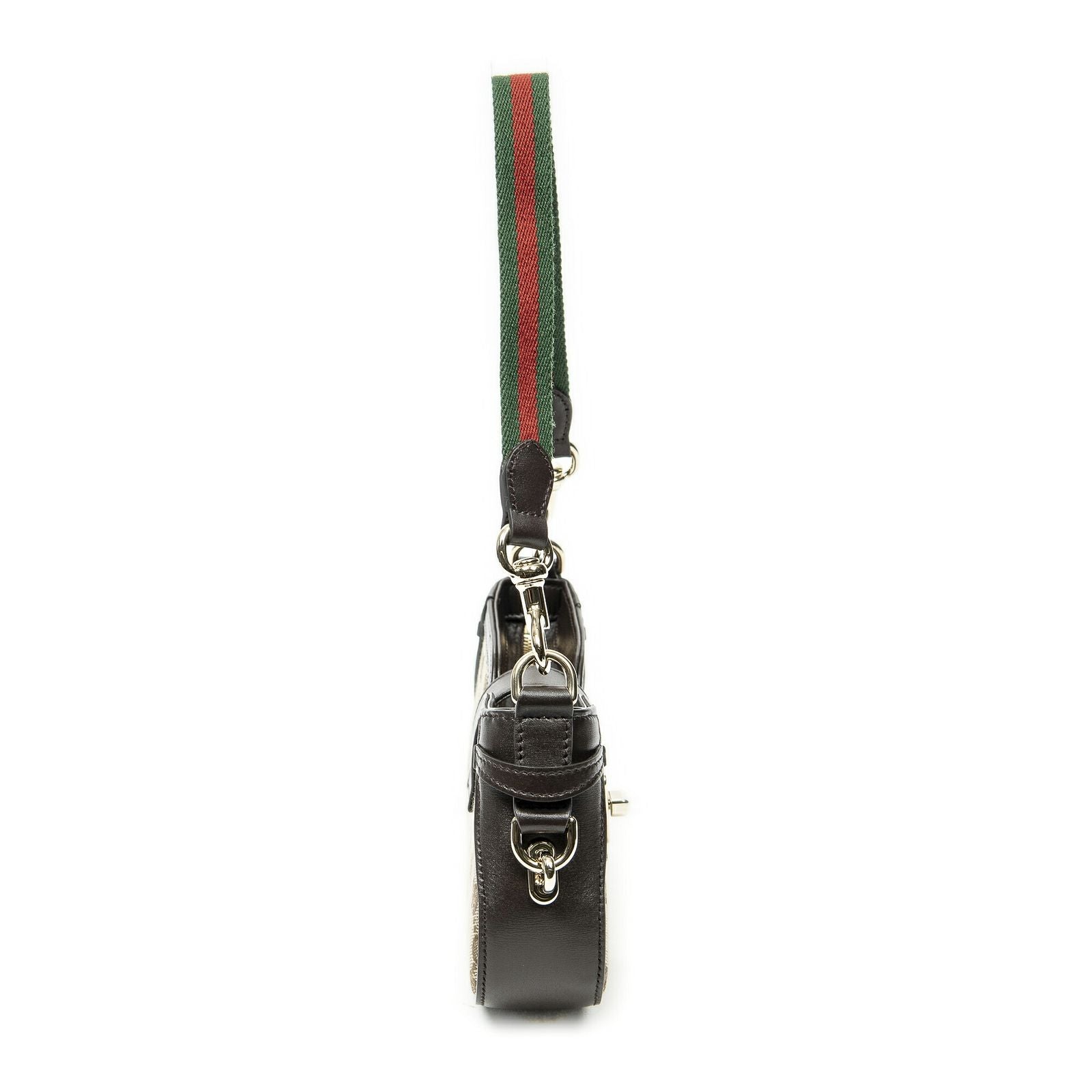 Gucci Mini Side Web Beige GG Canvas Shoulder — view 4