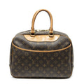 Louis Vuitton Deauville Brown Monogram Canvas Handbag