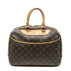 Louis Vuitton Deauville Brown Monogram Canvas Handbag