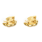Chanel CC Logo Clip Type Earrings Gold Plated — view 2