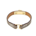 Hermes Bracelet Gray Leather — view 2
