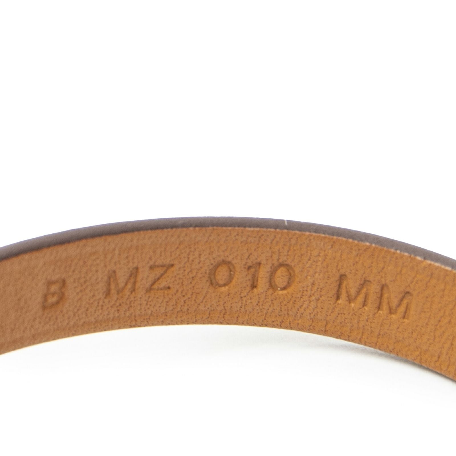 Hermes Bracelet Gray Leather — view 4