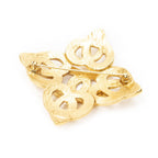Chanel CC Cross Brooch — view 3