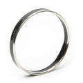 Hermes Enamel Bangle Black Silver Plating Bracelet