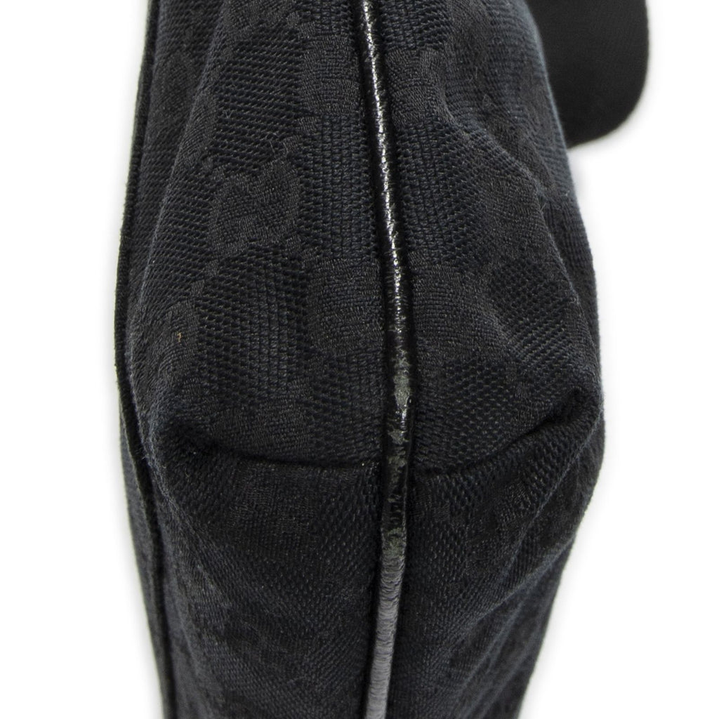 Gucci Front Slip Pocket Crossbody Black GG Canvas — view 8