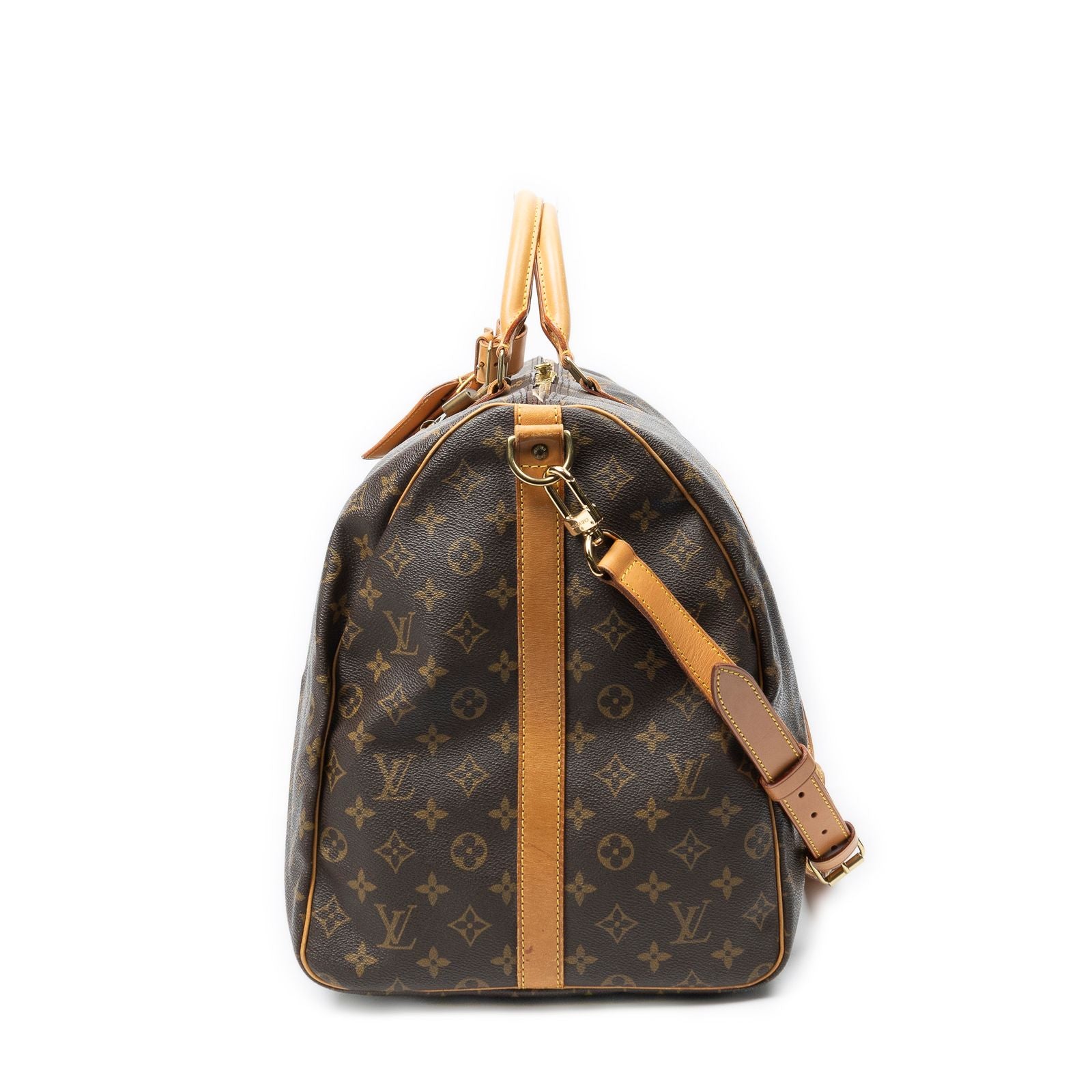 Louis Vuitton Keepall Bandouliere Brown Monogram Canvas — view 3