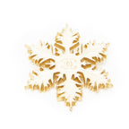 Chanel CC Snowflake Brooch White — view 2