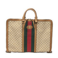 Gucci Garment Cover Tan Beige GG Canvas Handbag