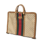 Gucci Garment Cover Tan Beige GG Canvas Handbag — view 2