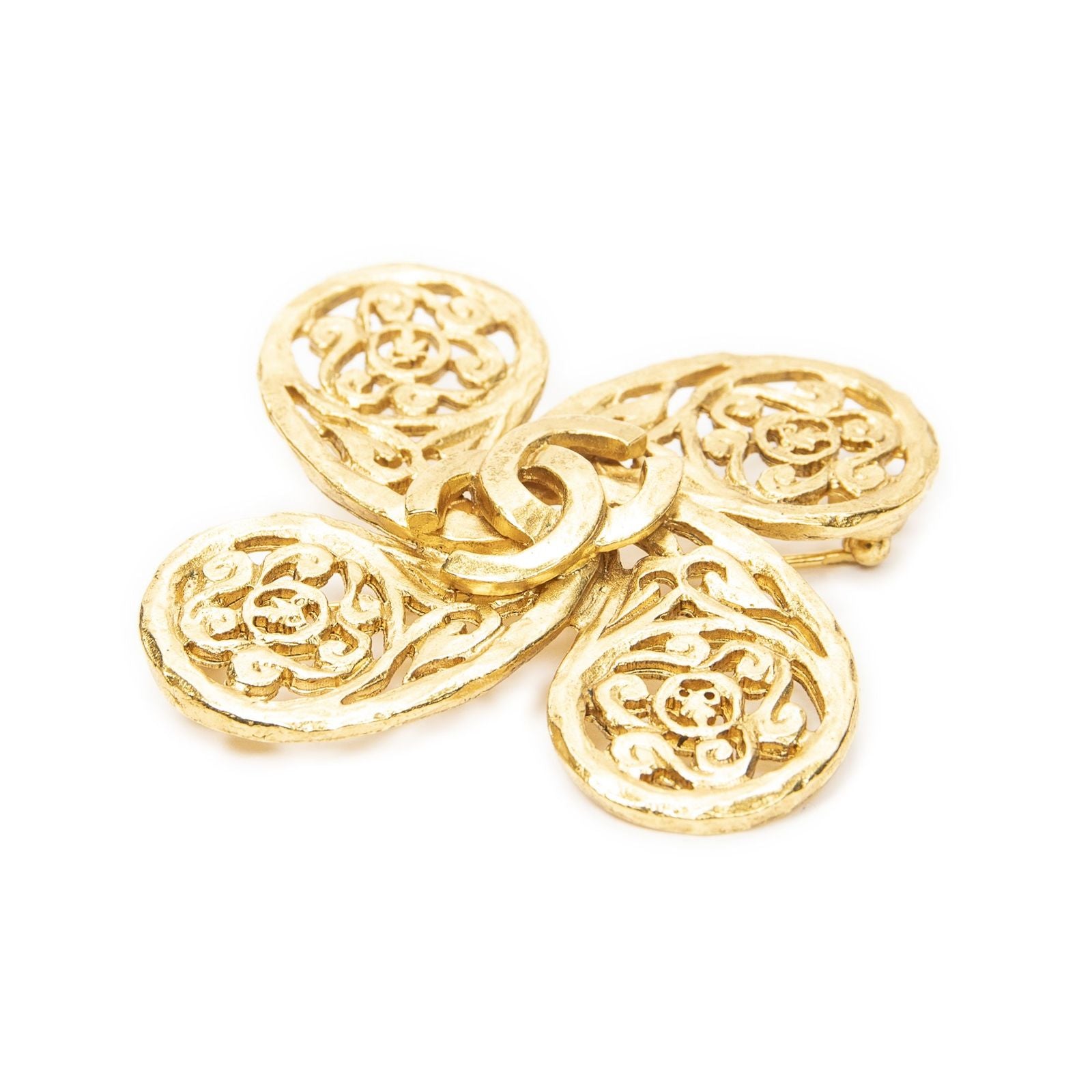 Chanel CC Paisley Brooch — view 2