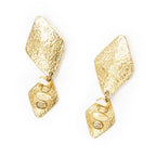 Chanel CC Logo Diamond Earrings — view 3