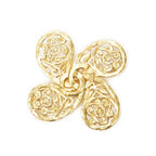 Chanel CC Paisley Brooch