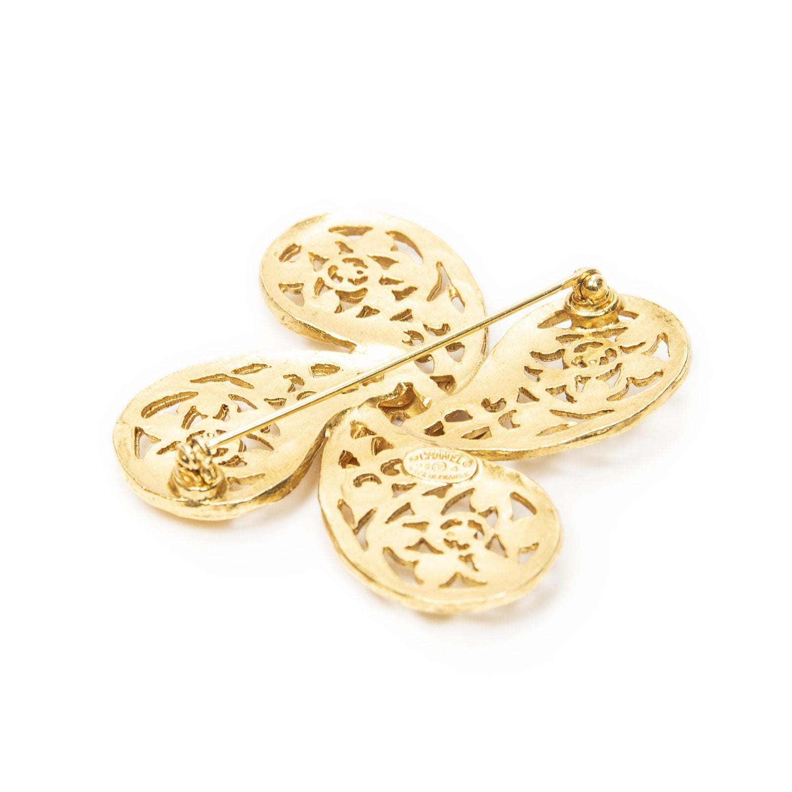 Chanel CC Paisley Brooch — view 3