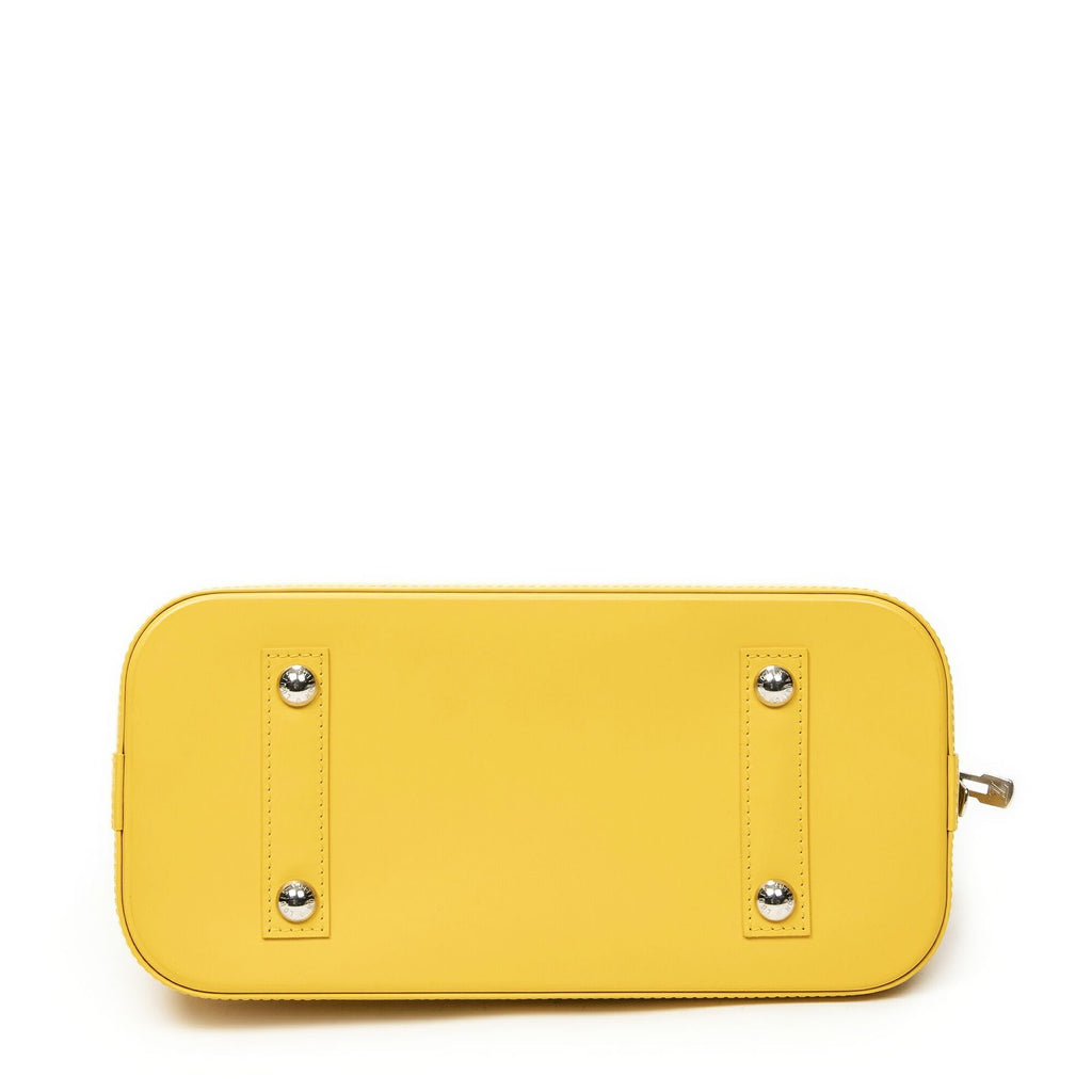 Louis Vuitton Alma Yellow Epi Handbag — view 6