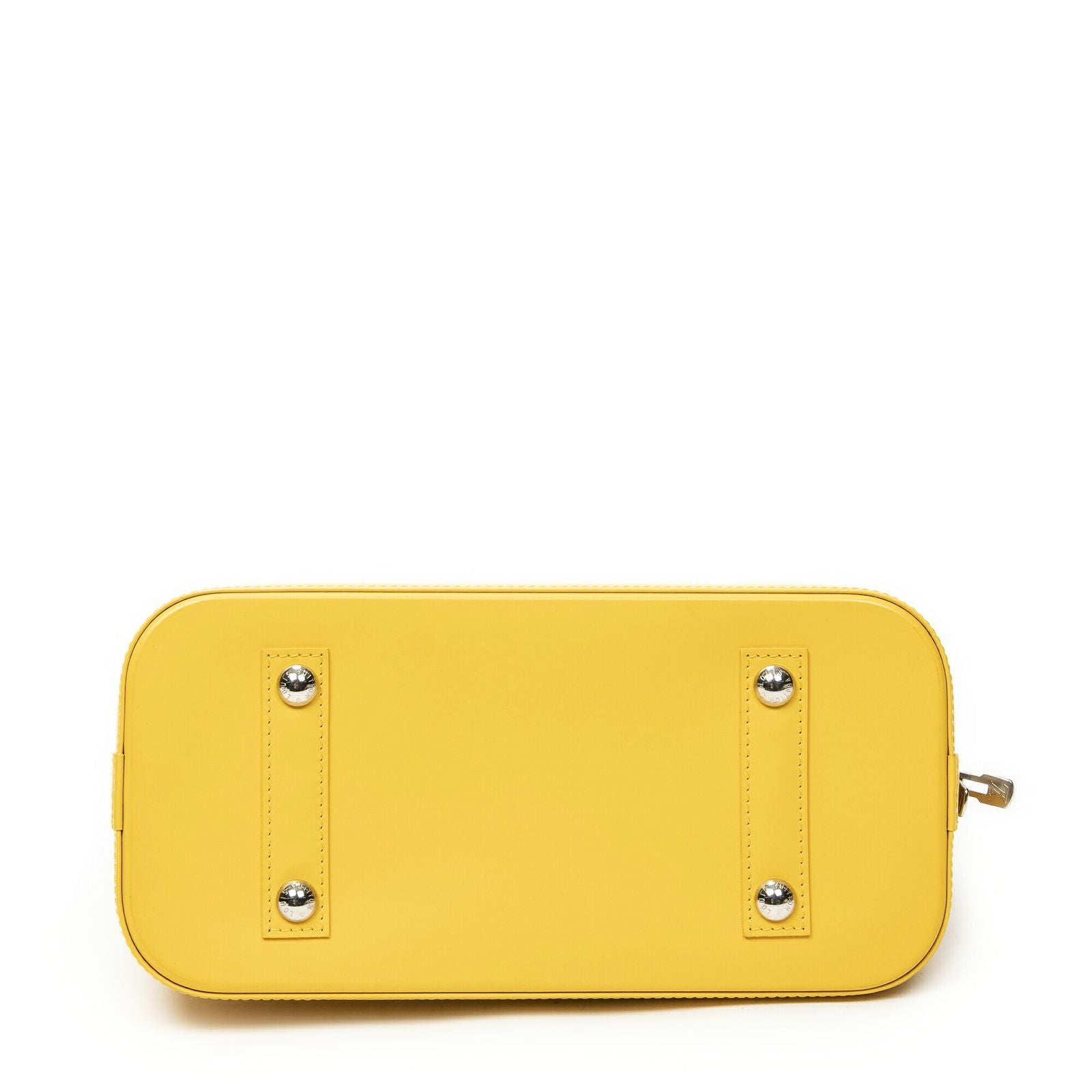 Louis Vuitton Alma Yellow Epi Handbag — view 6