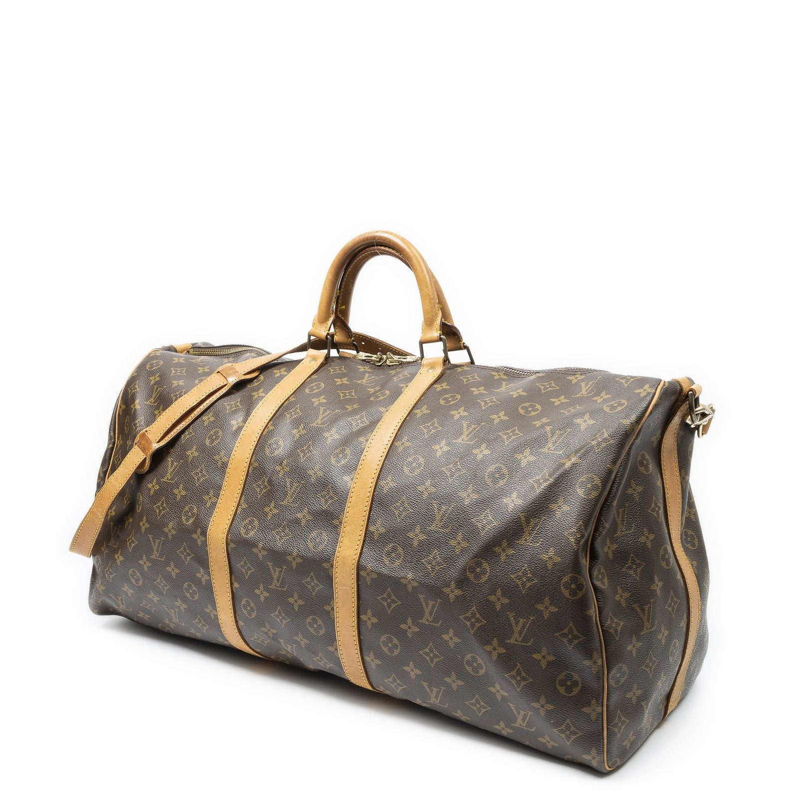 Louis Vuitton Keepall Bandouliere Brown Monogram Canvas — view 2
