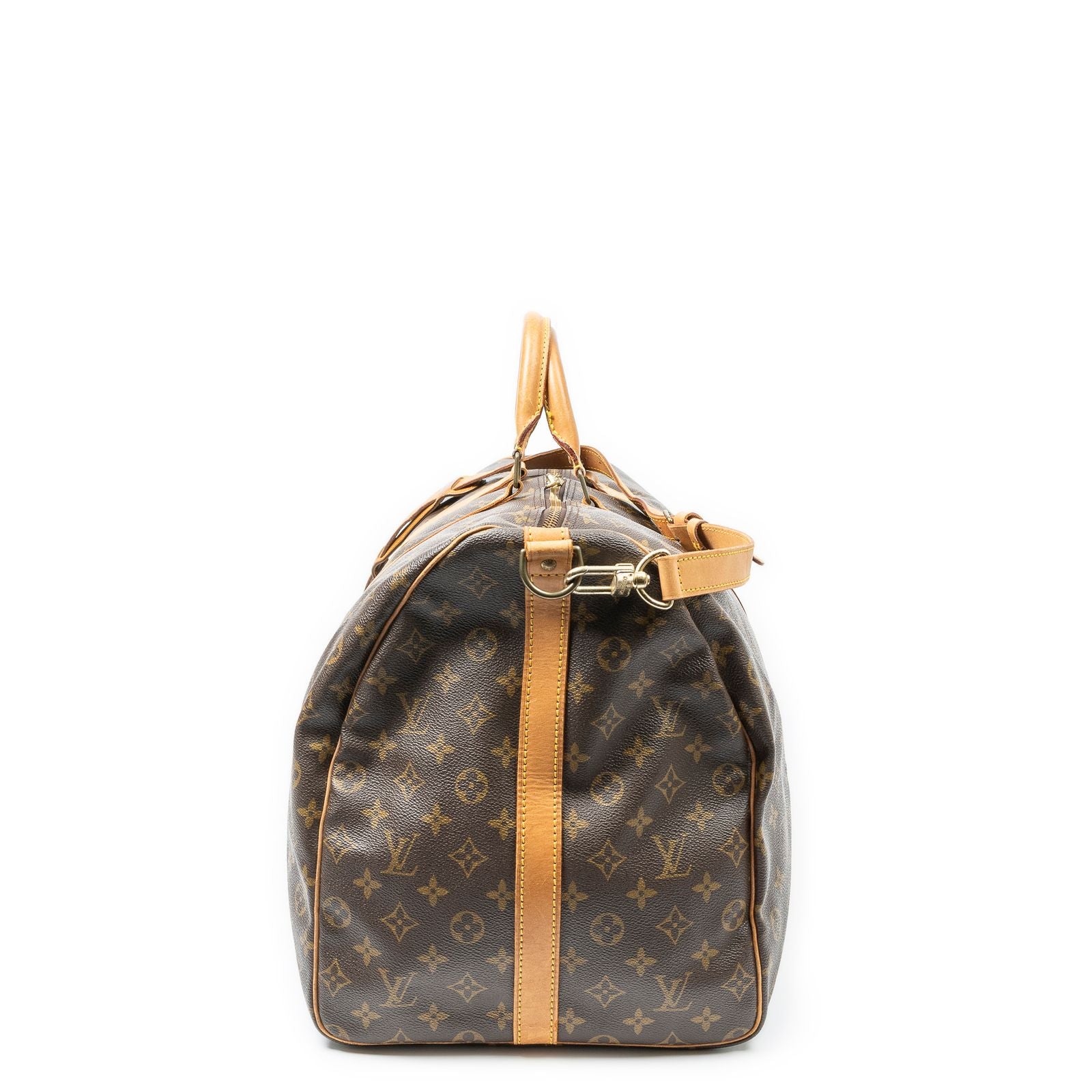 Louis Vuitton Keepall Bandouliere Brown Monogram Canvas — view 3