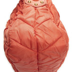 Prada Zip Orange Matelasse Nylon Canvas Shoulder — view 7