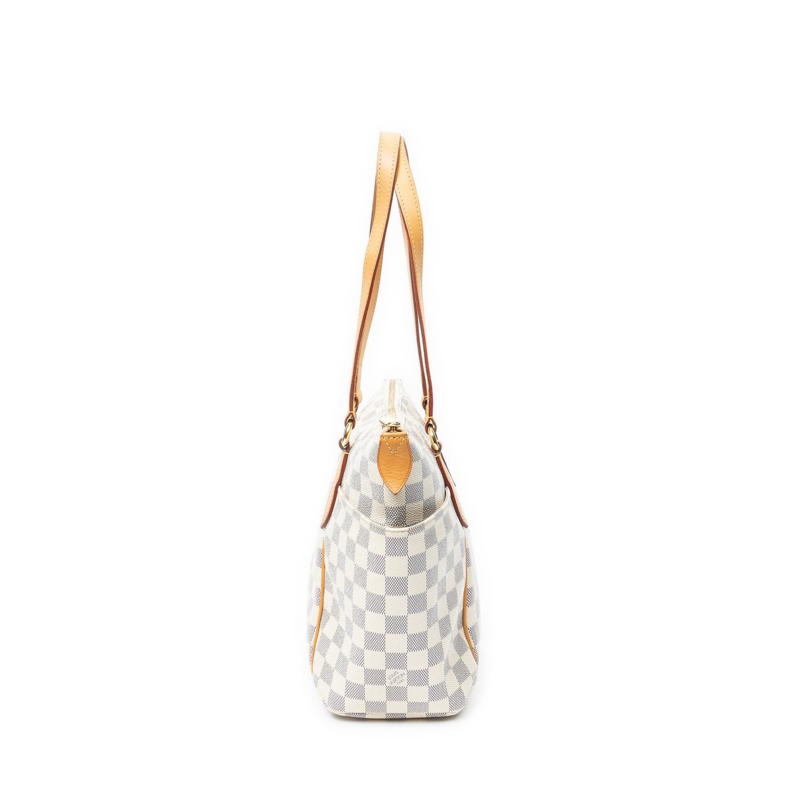 Louis Vuitton Ivory Damier Azur Shoulder — view 4